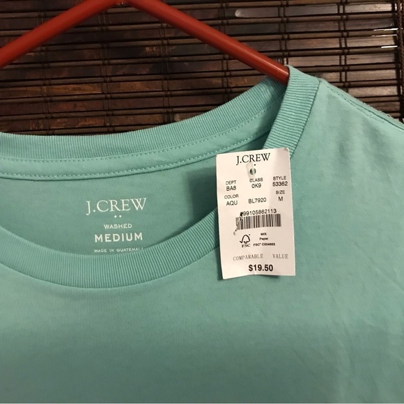 NWT J Crew Washed jersey tee - Picture 4 of 5